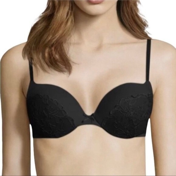 Maidenform Push-Up Black Bra - Size 34B - Picture 1 of 4